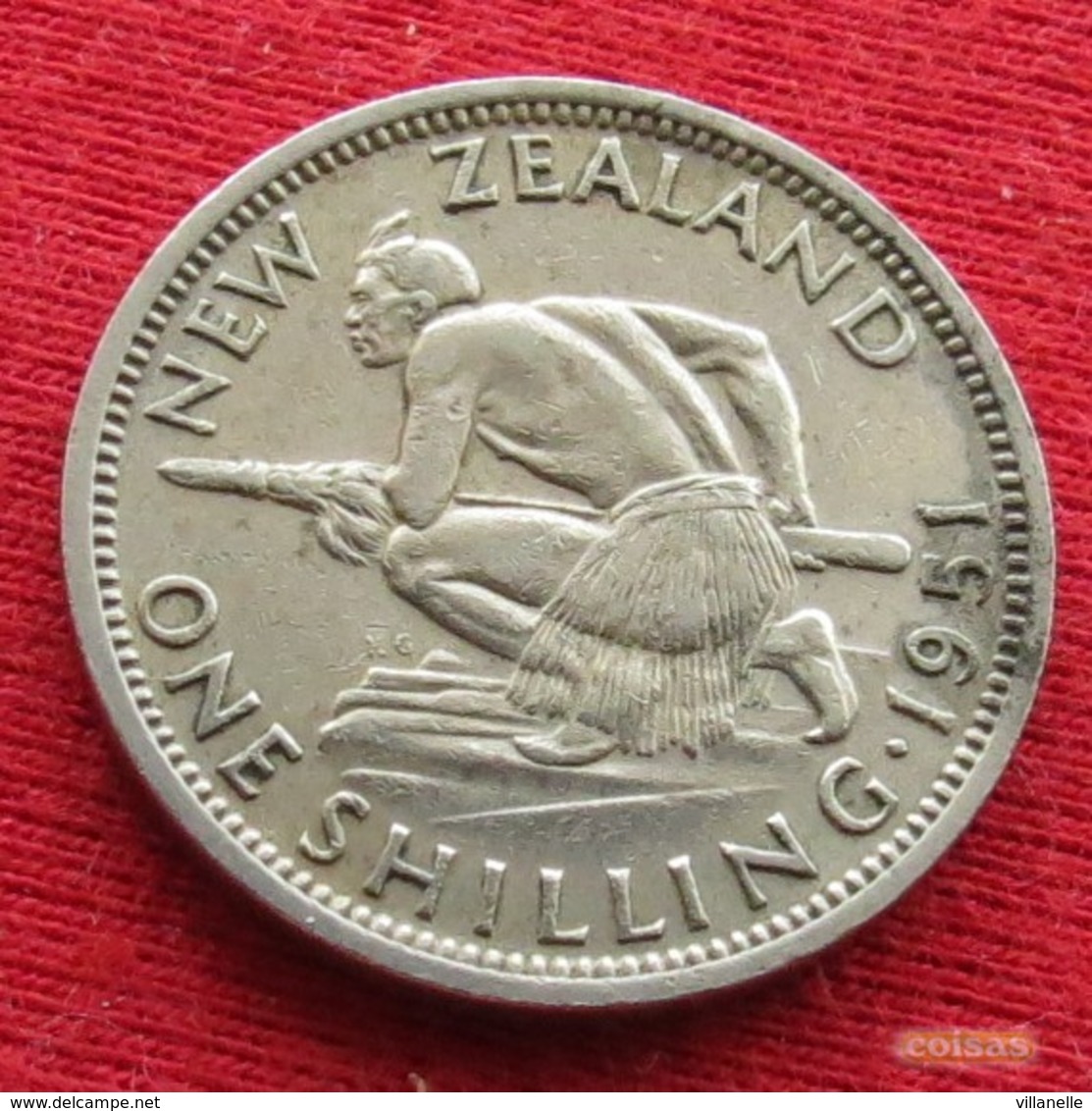 New Zealand 1 Shilling 1951 KM# 17 *V1  Nova Zelandia Nuova Zelanda Nouvelle Zelande - Nouvelle-Zélande