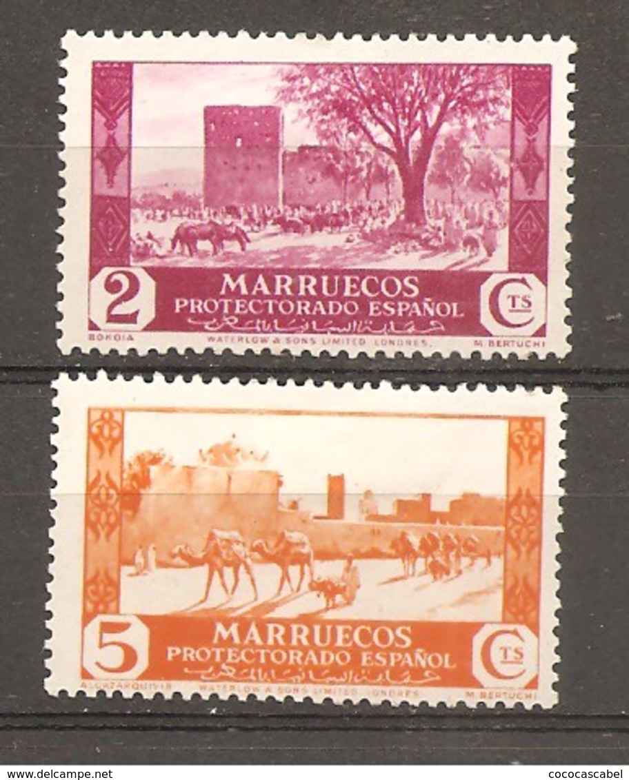 Marruecos Español - Edifil 148-50 - Yvert 218-20 (MH/*) - Marruecos Español