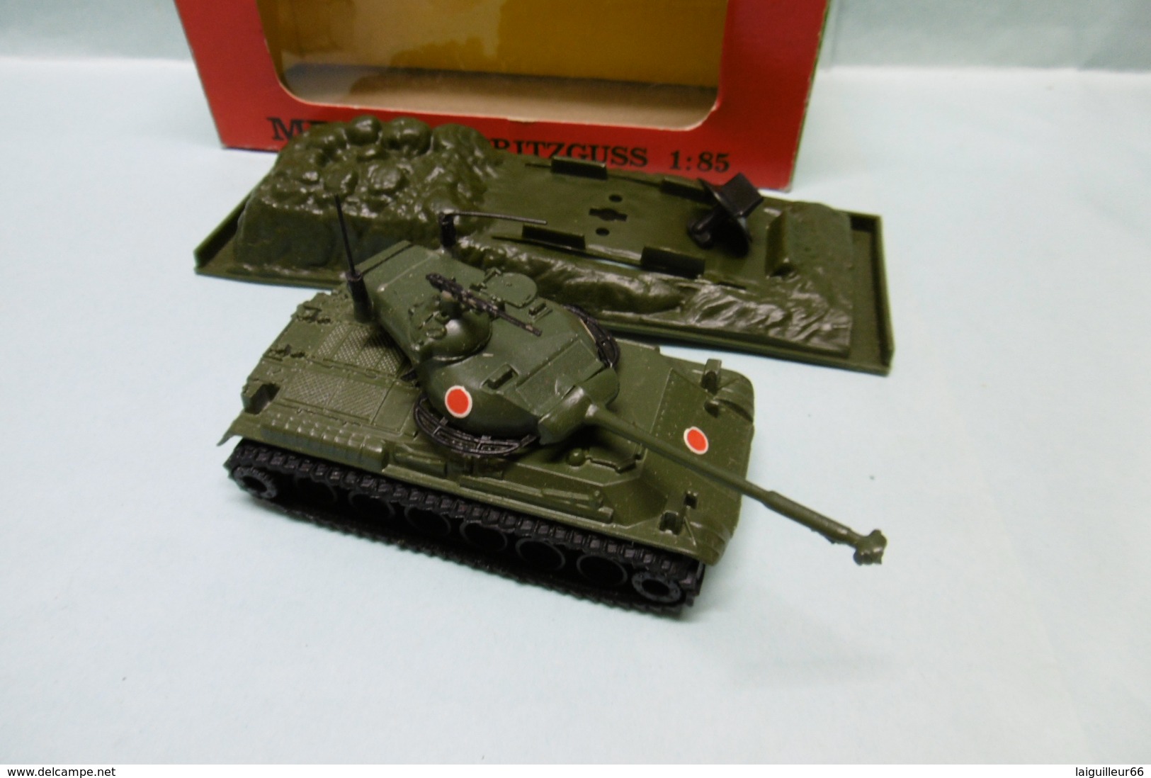 Panzer Plasty - CHAR TANK TYPE 61 Japan Japon En Métal Réf. 8354 BO 1/85 - Tanques