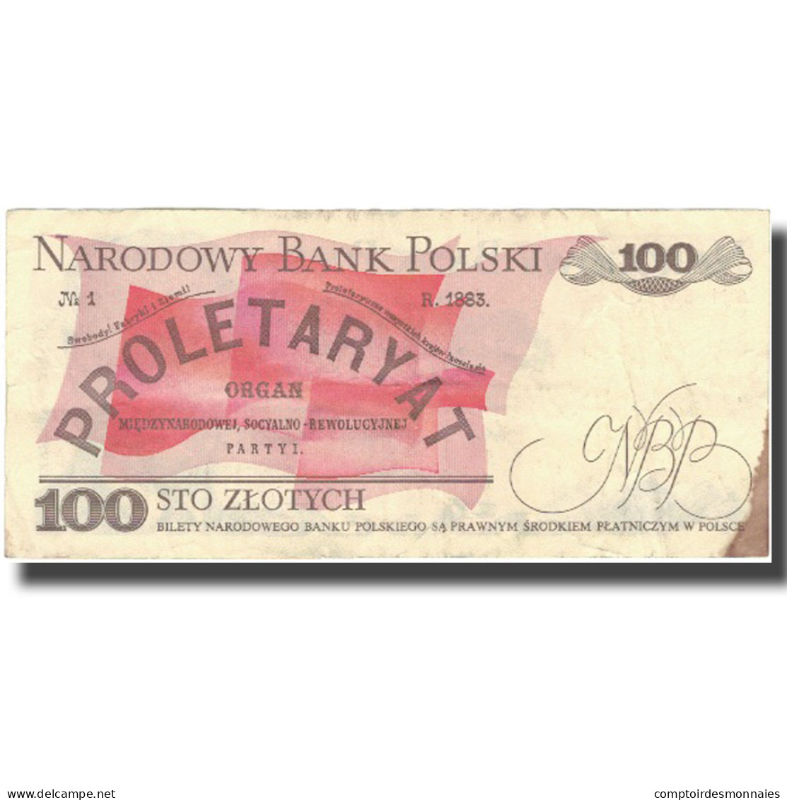 Billet, Pologne, 100 Zlotych, 1986, 1986-06-01, KM:143e, TB+ - Polonia