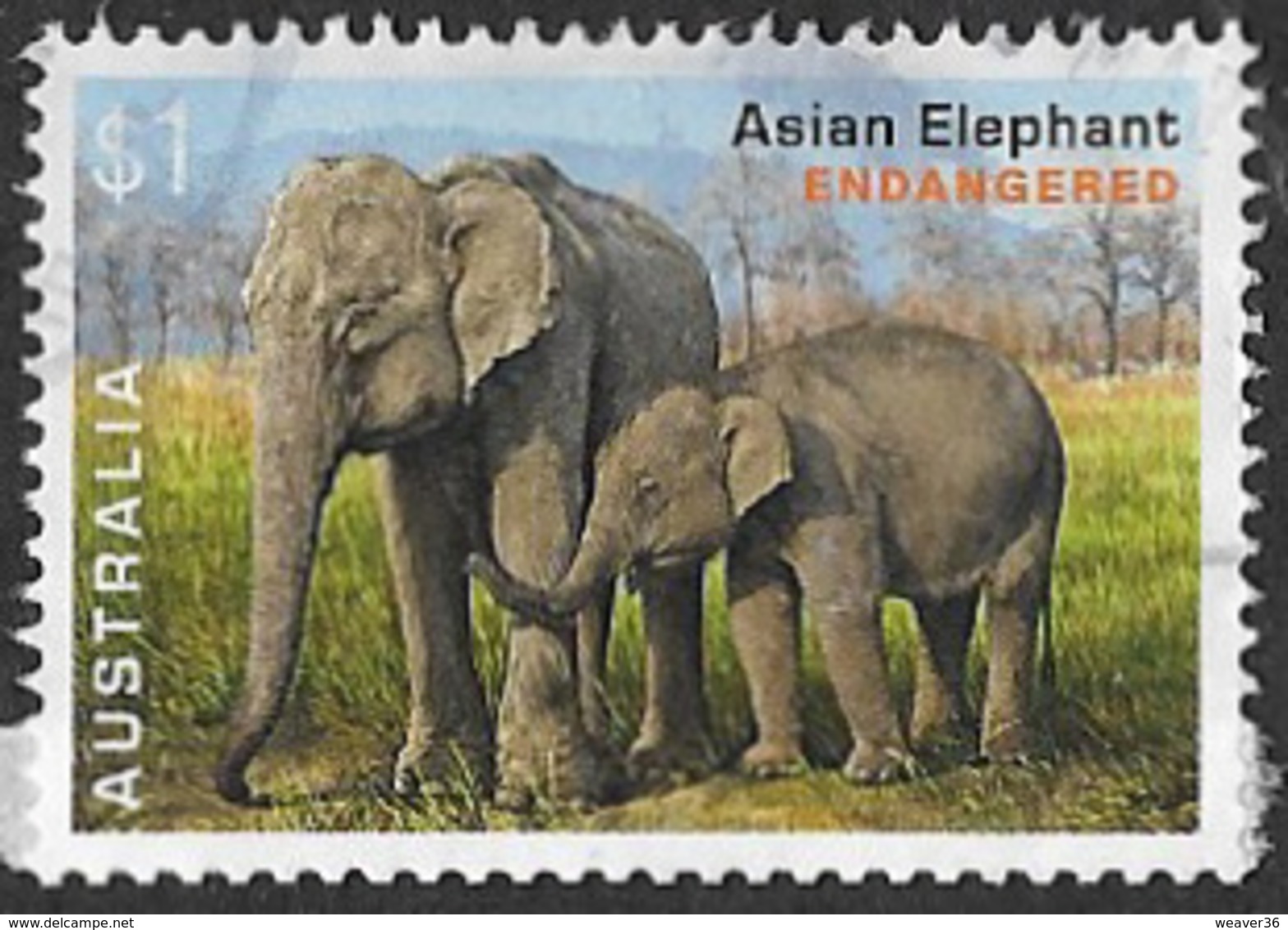 Australia 2016 Endangered Wildlife $1 Type 3 Sheet Stamp Good/fine Used [37/31127/ND] - Oblitérés