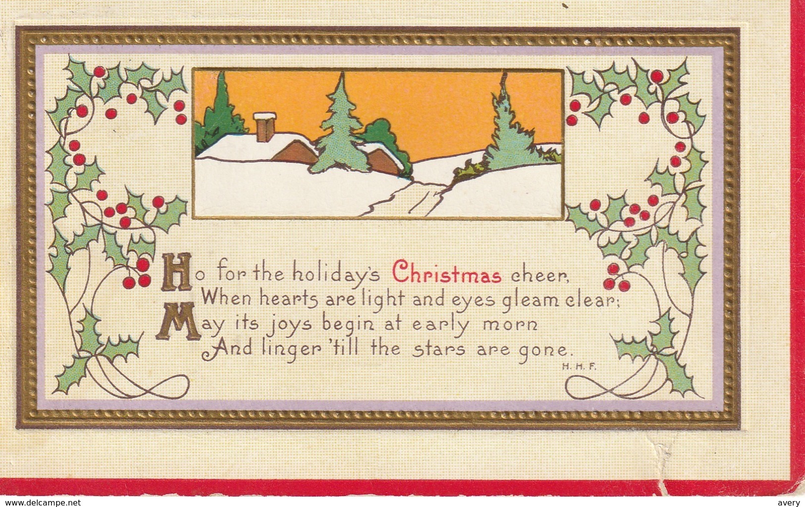 Ho For The Holidays Christmas Cheer, When Hearts Are Light And Eyes Gleam Clear, May .  .  .  .  .  .Small Break Bottom - Other & Unclassified