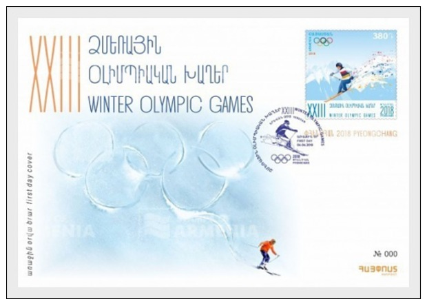 H01 Armenia 2018 Winter Olympic PyeongChang MNH Postfrisch - Armenien