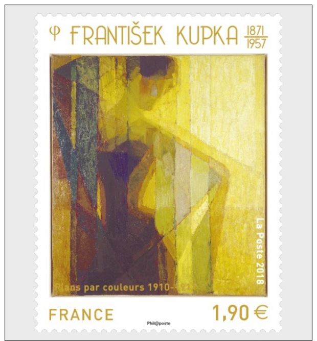 H01 France 2018 Frantisek Kupka MNH Postfrisch - Ungebraucht