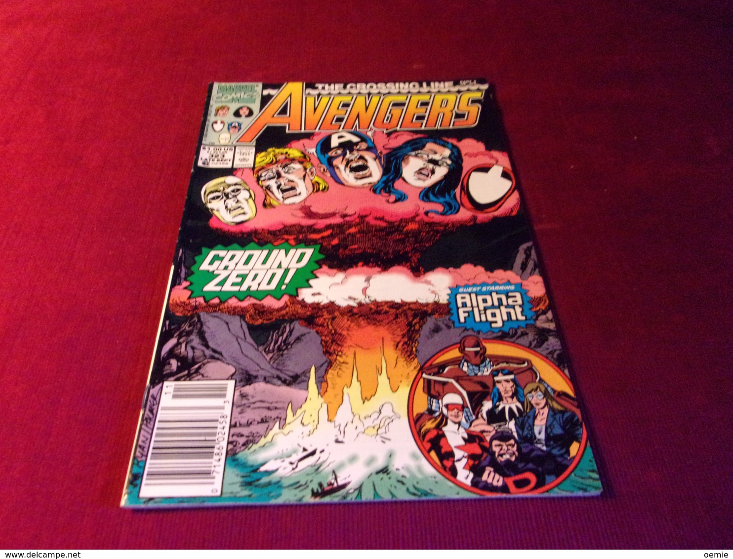 AVENGERS    THE  CROSSING LINE  323 LATE SEPT - Marvel