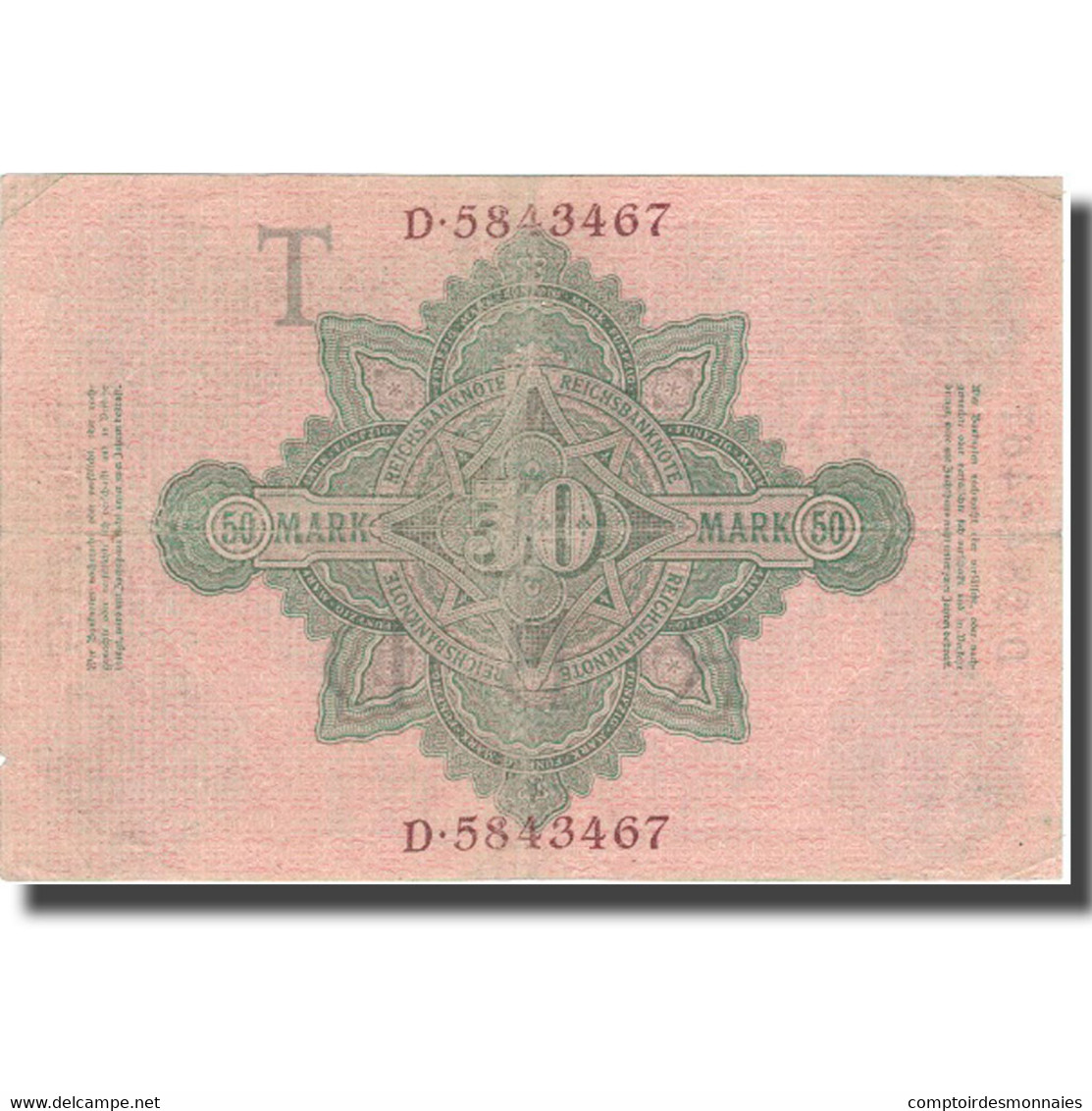 Billet, Allemagne, 50 Mark, 1910, 1910, KM:41, TTB - 50 Mark