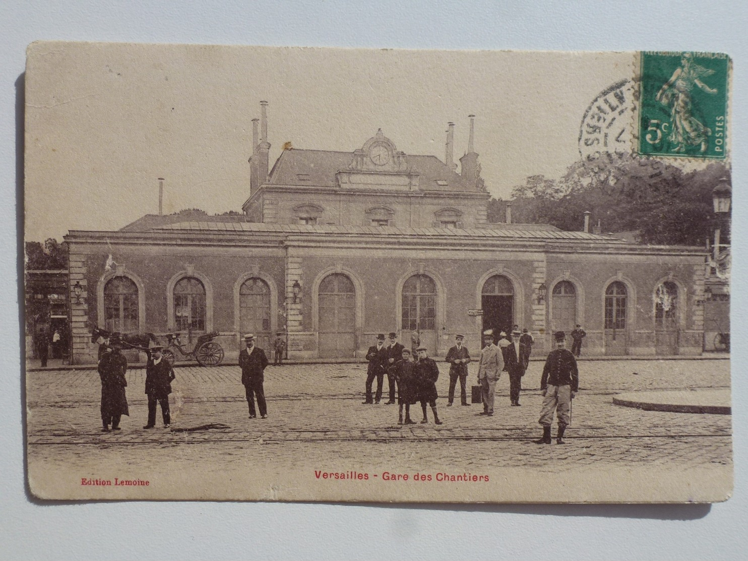 78 VERSAILLES Gare Des Chantiers - Carte En Bel état DEN572 - Versailles