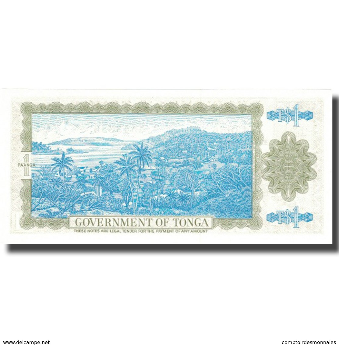 Billet, Tonga, 1 Pa'anga, 1982, 1982-10-28, KM:25, NEUF - Tonga