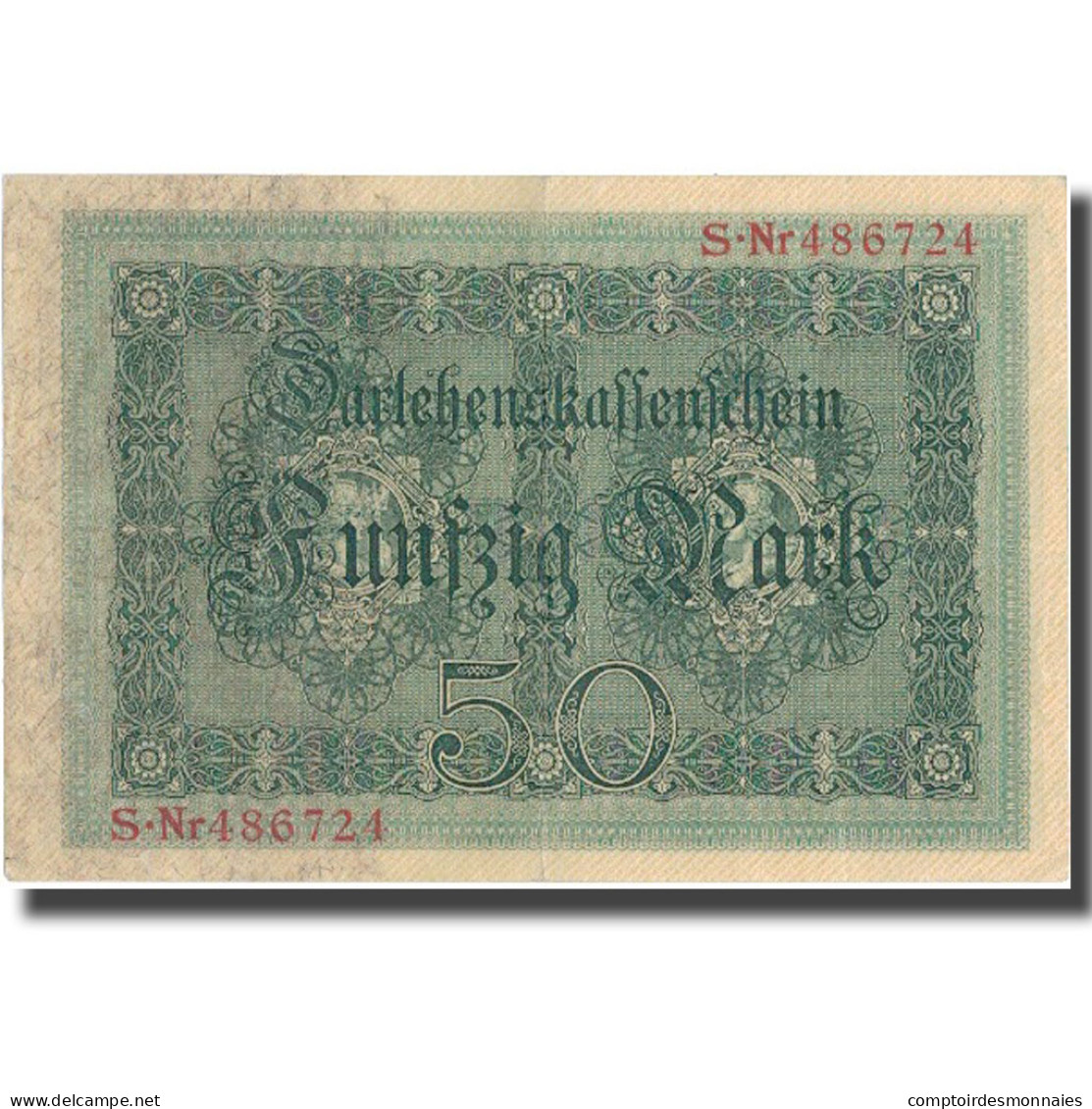 Billet, Allemagne, 50 Mark, 1914, 1914-08-05, KM:49a, SUP+ - 50 Mark