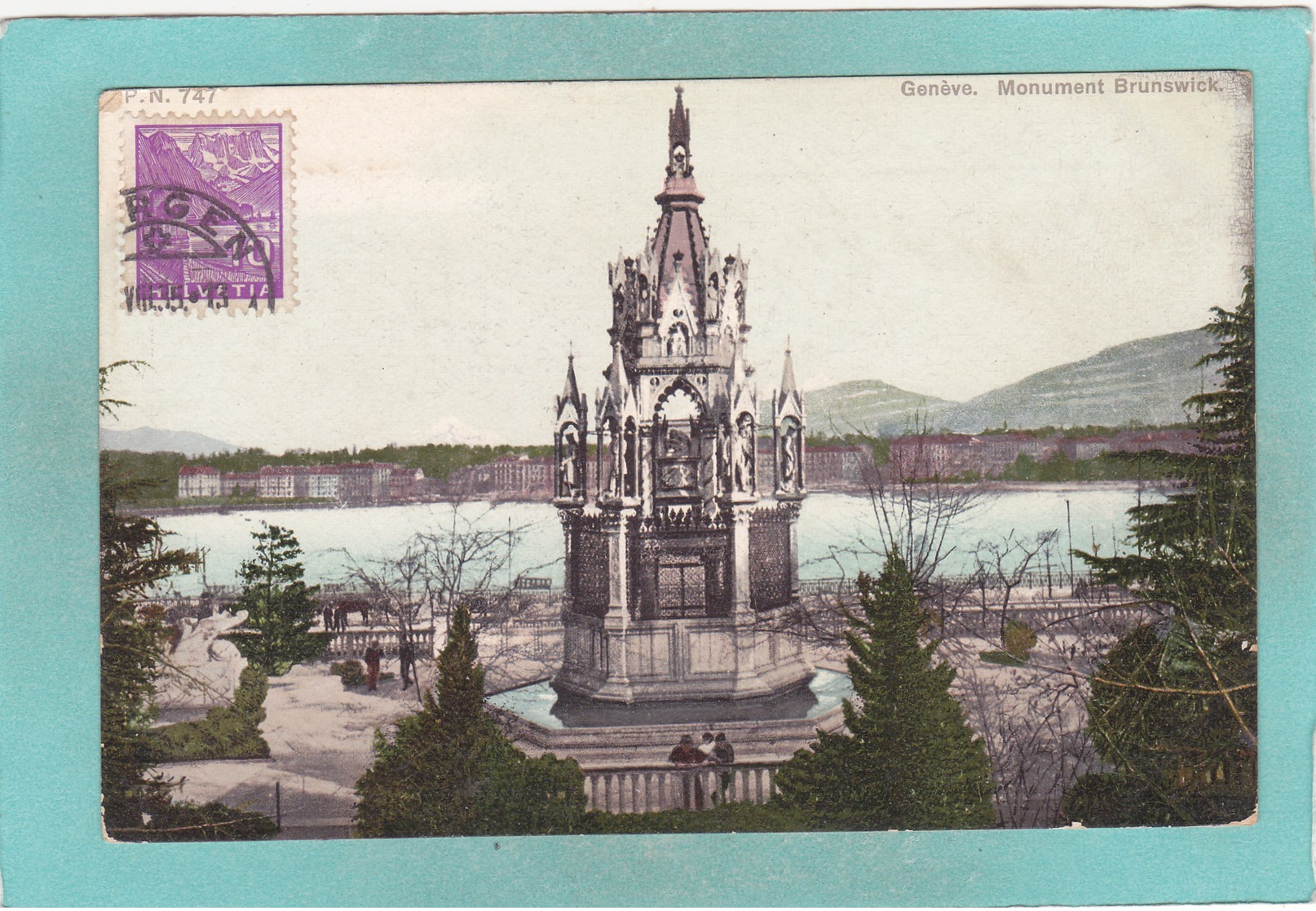 Old Postcard Of Monument Brunswick,Geneve,Geneva, Switzerland,N14. - Genève