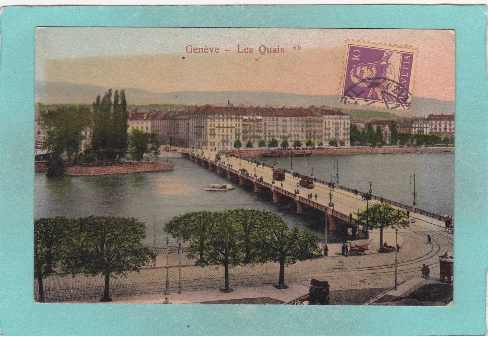 Old Postcard Of Les Quais,Geneve,Geneva, Switzerland,N14. - Genève