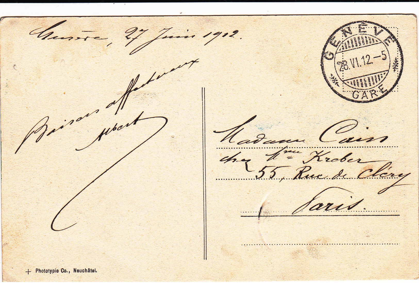 Old Postcard Of ,Geneve,Geneva, Switzerland,N14. - Genève