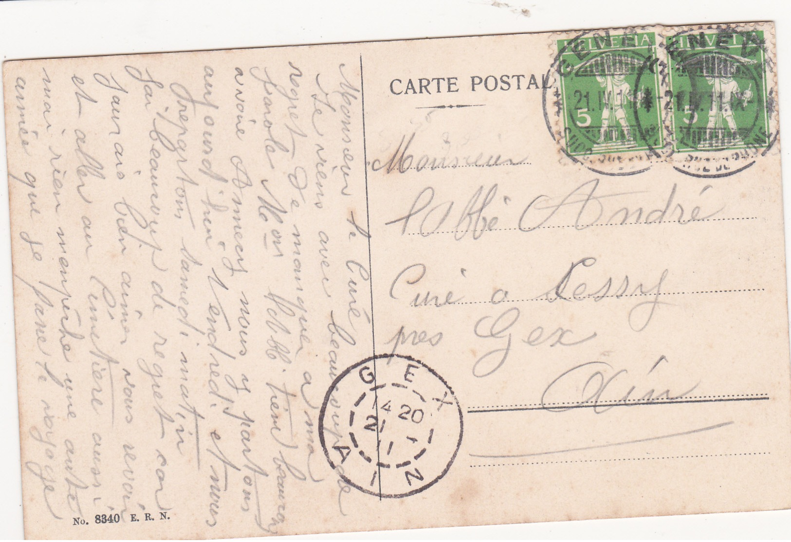 Old Postcard Of ,Geneve,Geneva, Switzerland,N14. - Genève