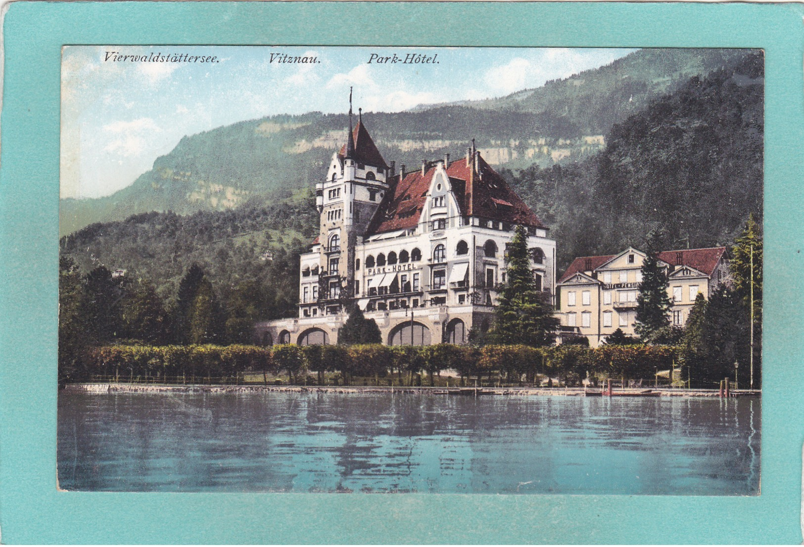 Old Postcard Of Park Hotel,Vitznau, Lucerne, Switzerland ,N16. - Lucerne