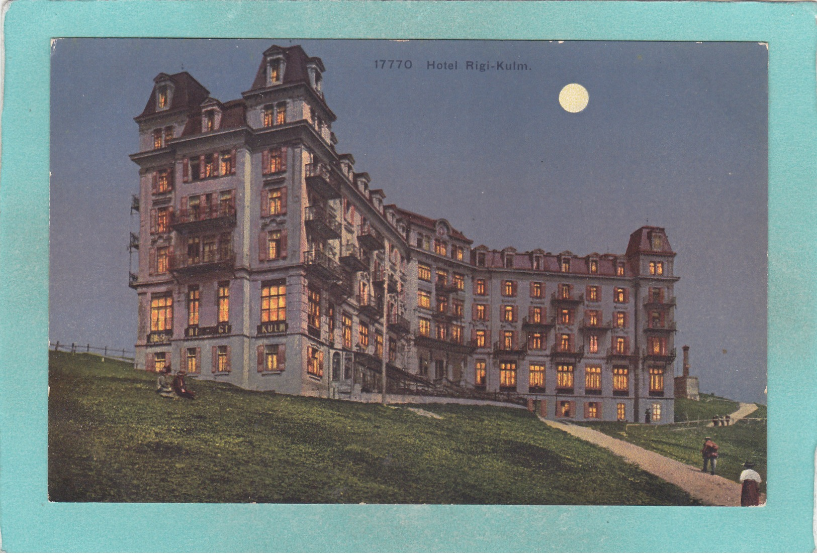 Old Postcard Of Hotel, Rigi-Kulm,Switzerland ,N16. - Other & Unclassified