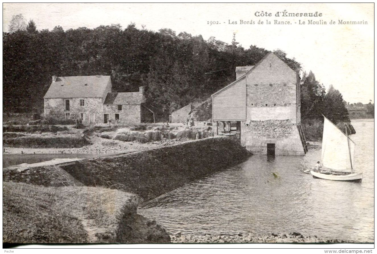 N°63721 -cpa Le Moulin De Montmarin Bords De La Rance- - Molinos De Agua
