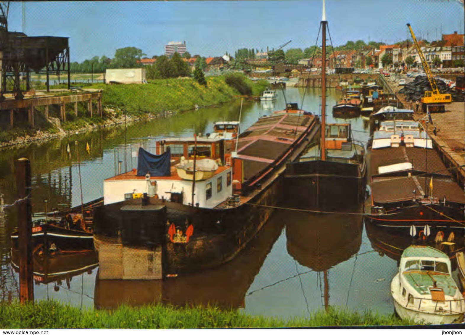 Nederland - Postcard Used 1975  - Venlo - The Old Port  - 2/scans - Venlo