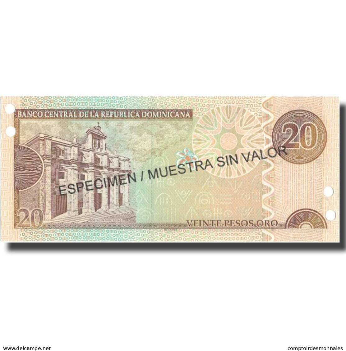 Billet, Dominican Republic, 20 Pesos Oro, 2003, 2003, Specimen, KM:169s3, NEUF - Dominicaine