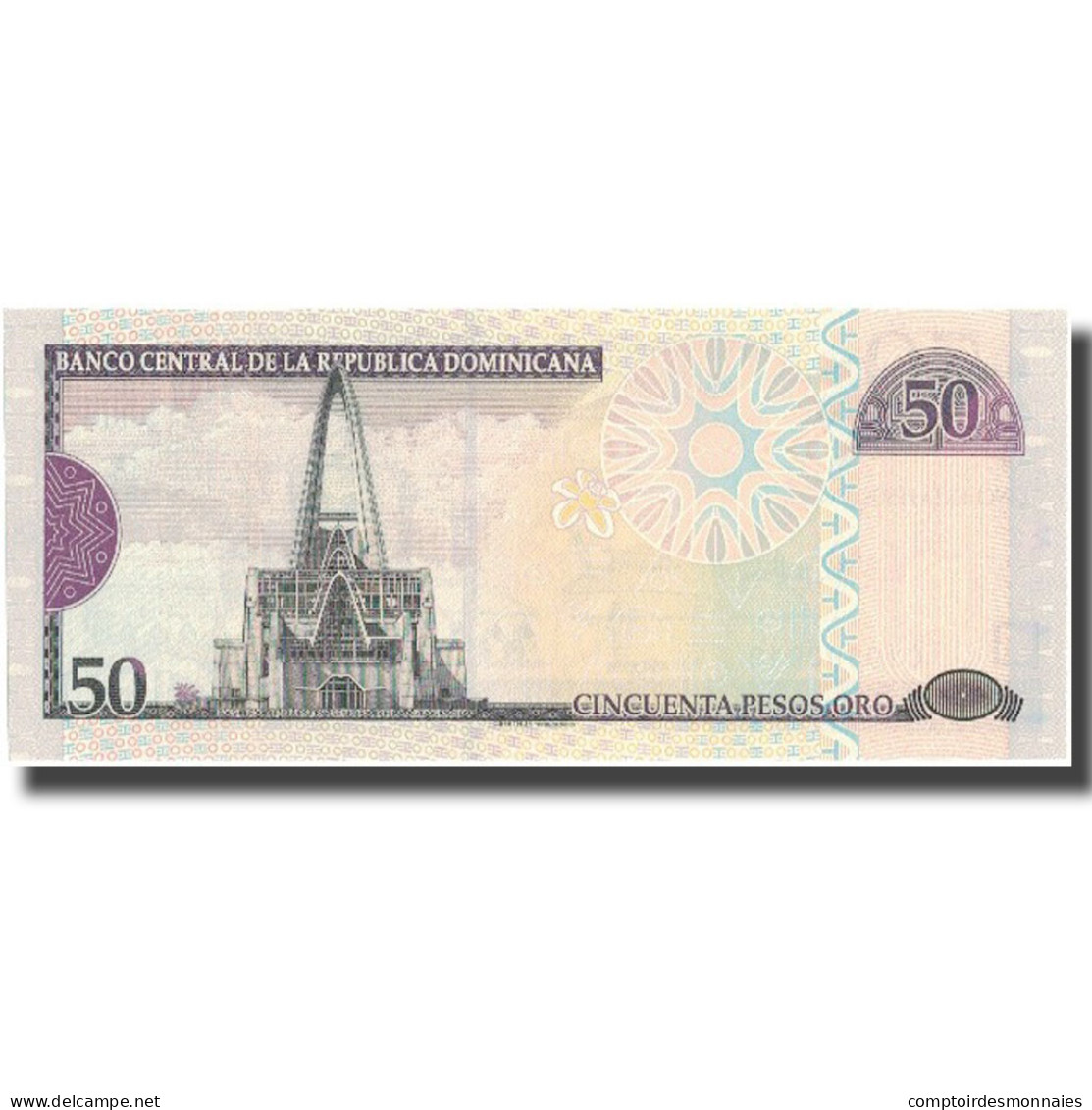 Billet, Dominican Republic, 50 Pesos Oro, 2008, 2008, KM:176b, NEUF - Dominicana