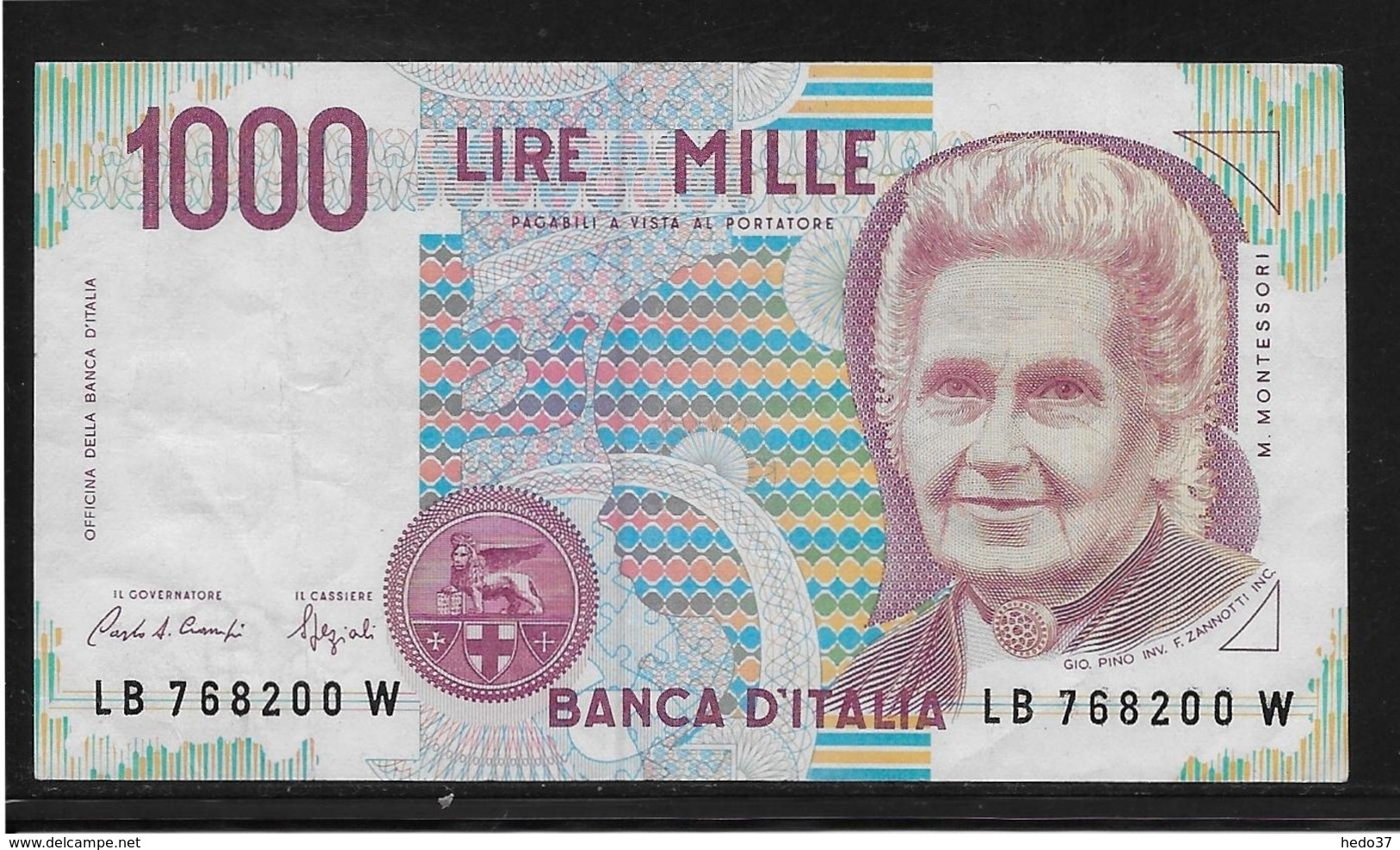 Italie - 1000 Lire - Pick N°114 - TTB - 1.000 Lire