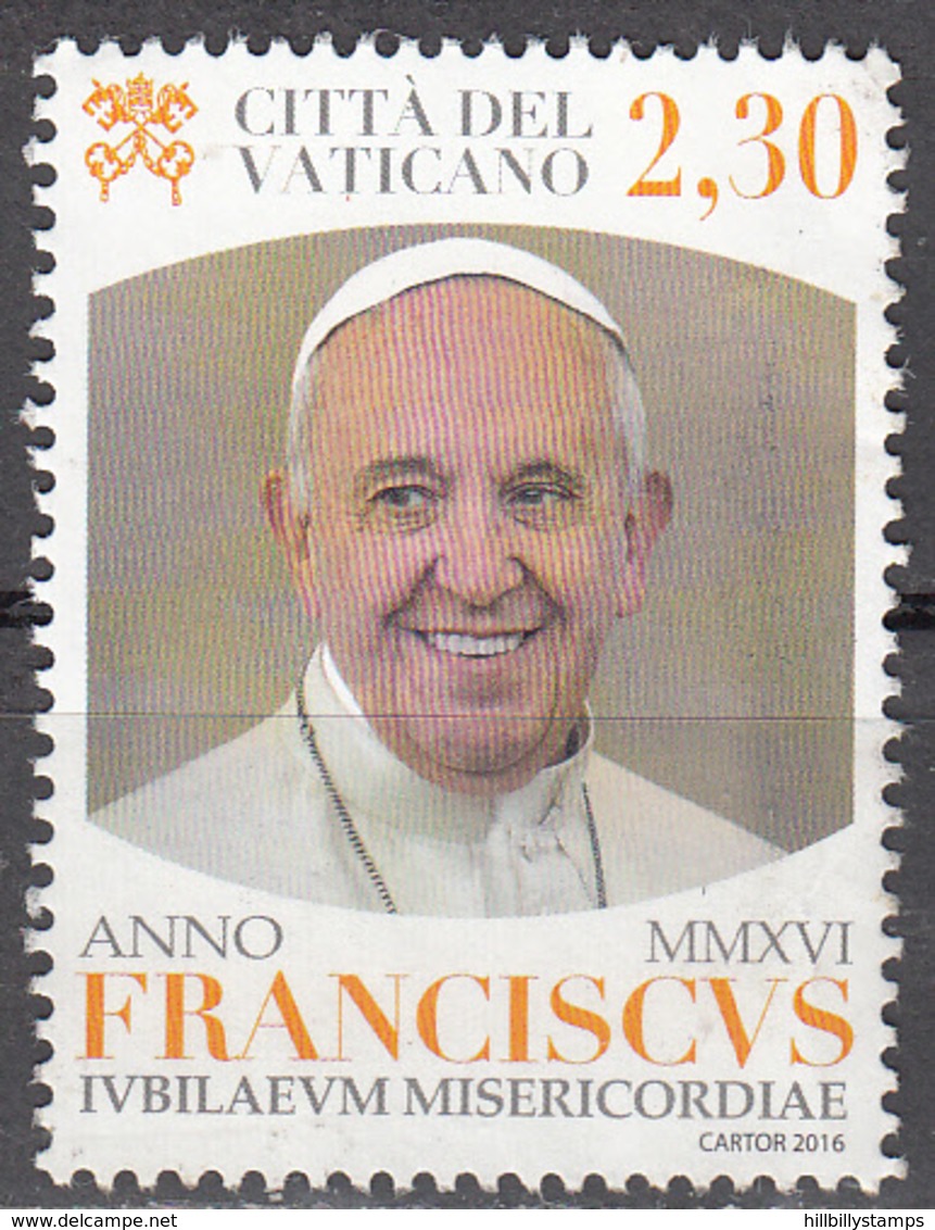 VATICAN   SCOTT NO. 1619     USED    YEAR  2016 - Used Stamps