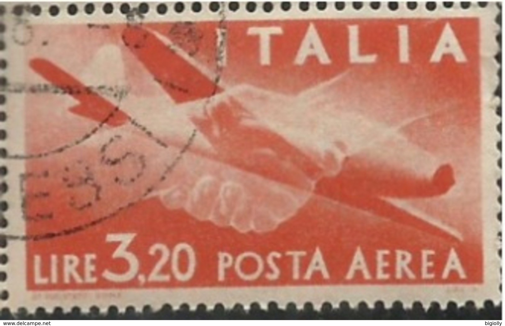 (m.a) - ITALIA -P.Aerea   Uni. N° A.128      -1946-   "ANNULLATI/USED"          [FOTO A CAMPIONE] - Poste Aérienne