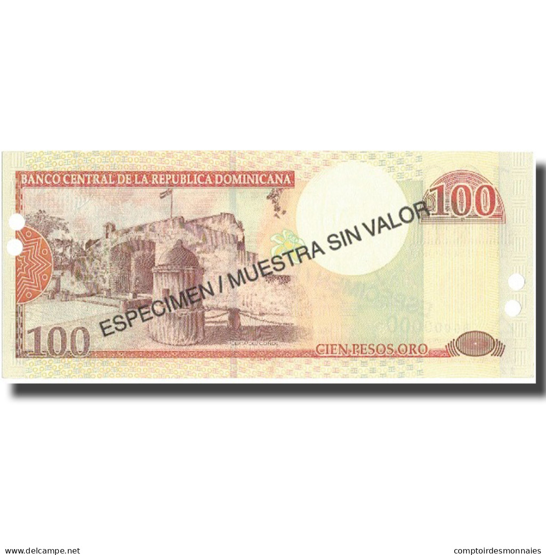 Billet, Dominican Republic, 100 Pesos Oro, 2001, 2001, Specimen, KM:167s2, NEUF - Dominicana