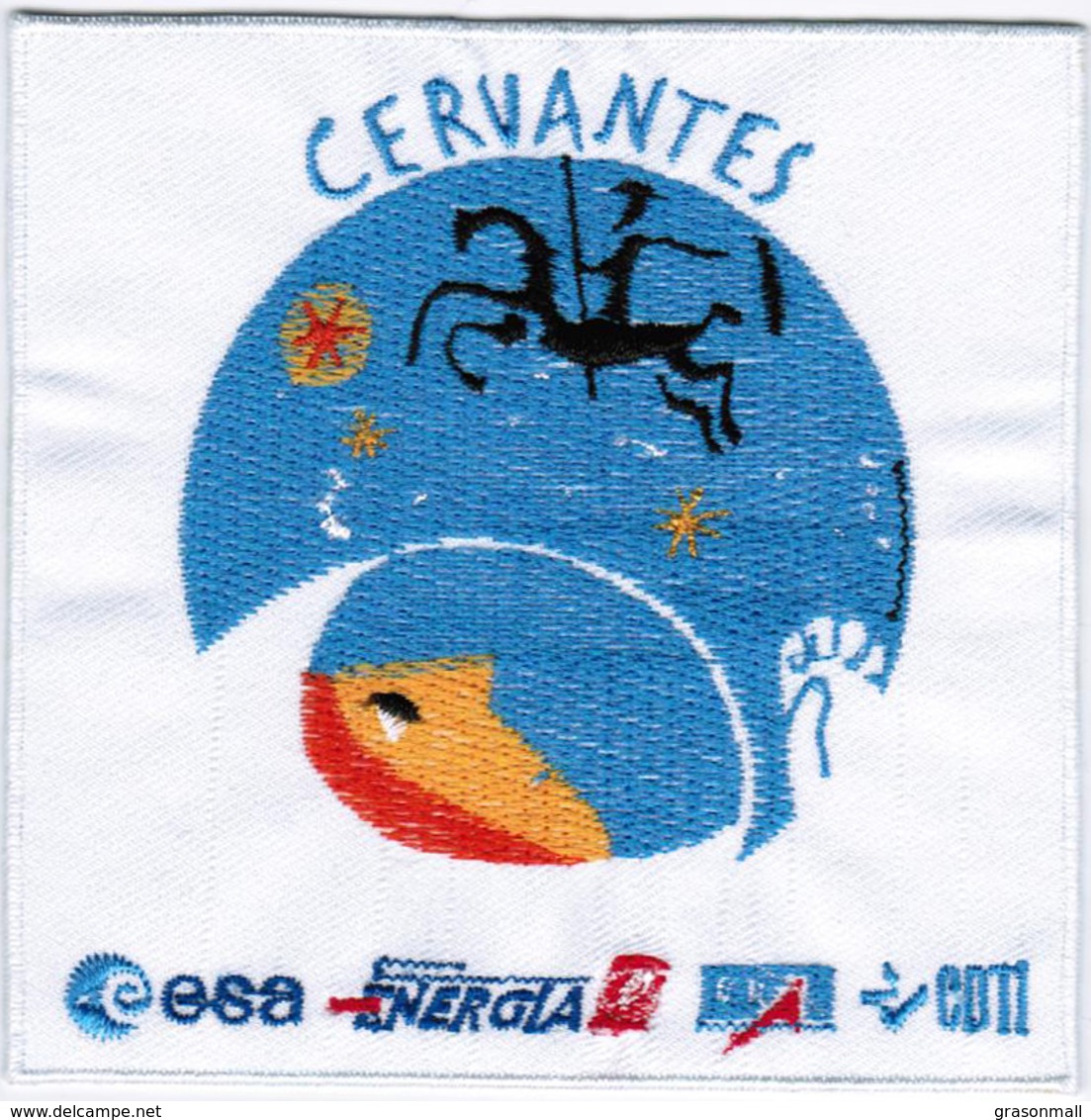 Human Space Flights Soyuz TMA-3 Cervantes Ingul Russia Iron On Embroidered Patch - Patches