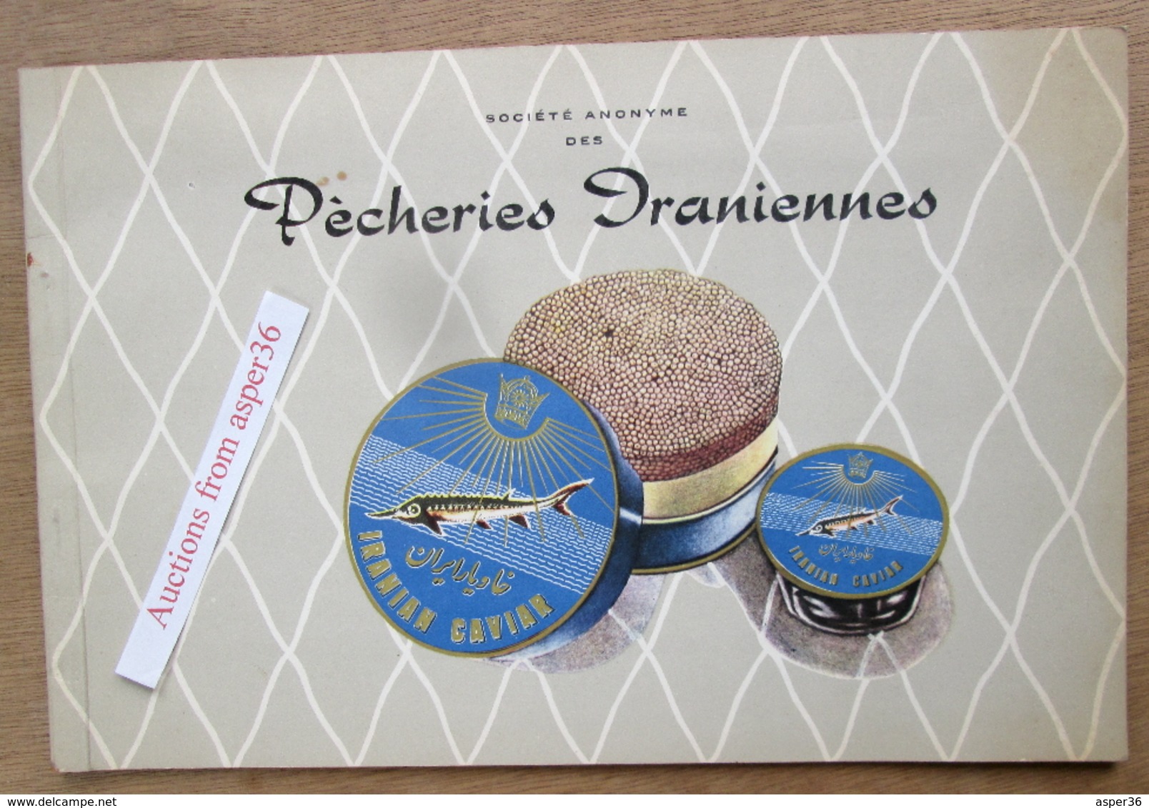 SA Des Pècheries Iraniennes (Caviar) 1958 (Iran) - Collections