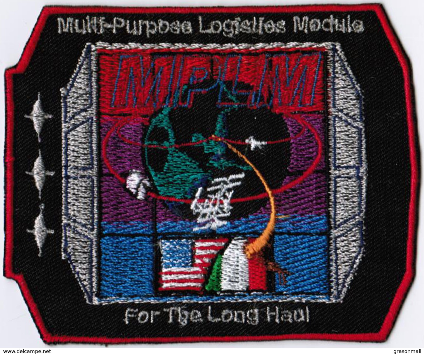 Human Space Flights STS-111 STS-113 STS-131 MPLM Discovery (38) USA Iron On Embroidered Patch - Patches