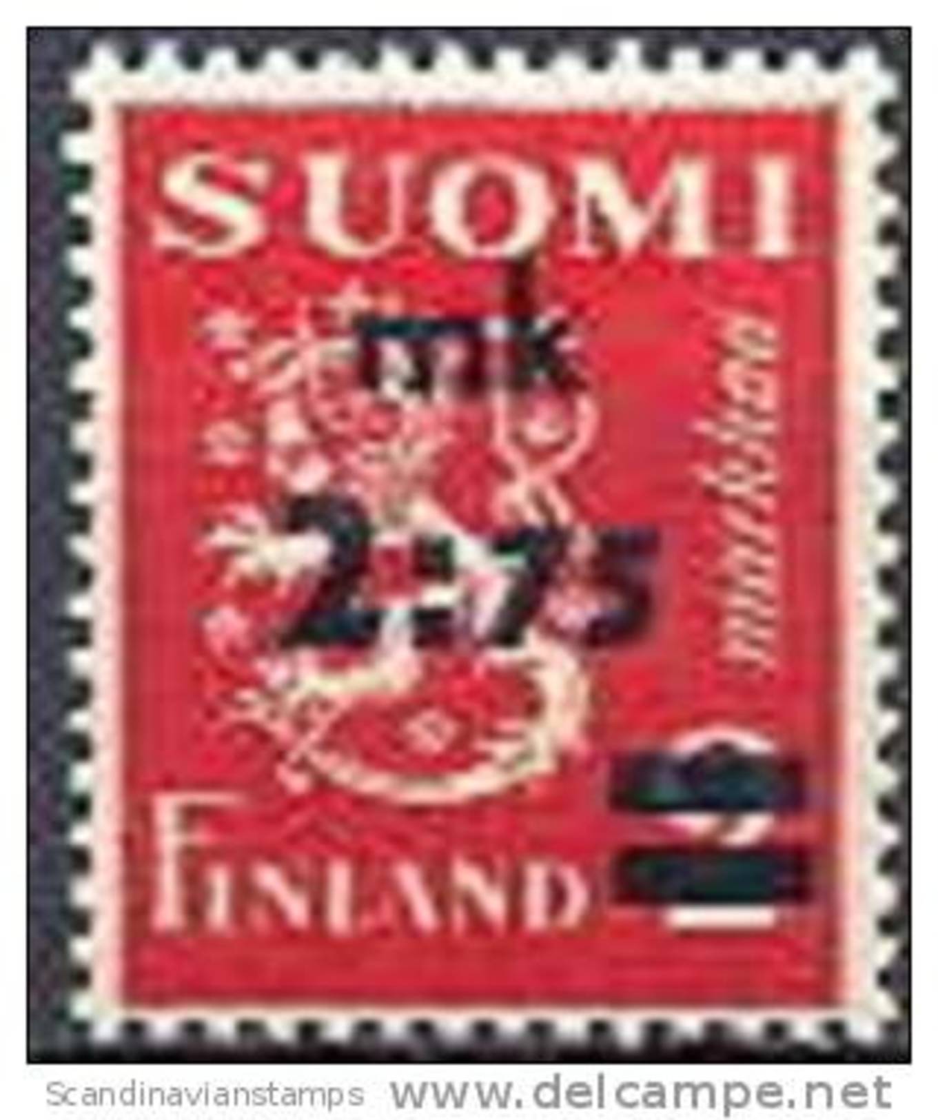 Finland 1940 Opdruk 2.75-2.00mk Leeuwenzegel Type II PF-MNH-NEUF - Neufs