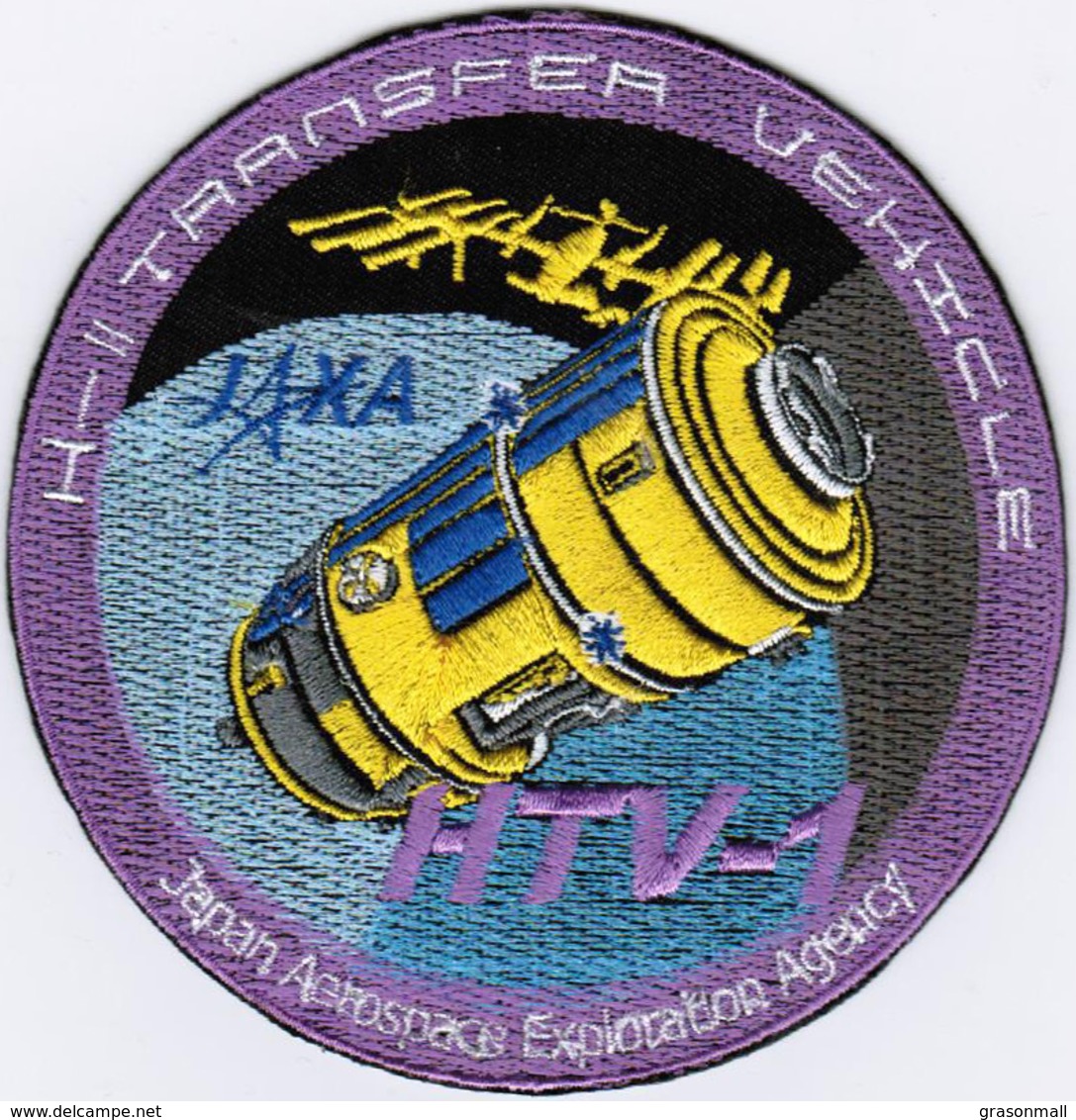 ISS Expedition 20 HTV-1 Japan JAXA International Space Station Badge Patch - Patches