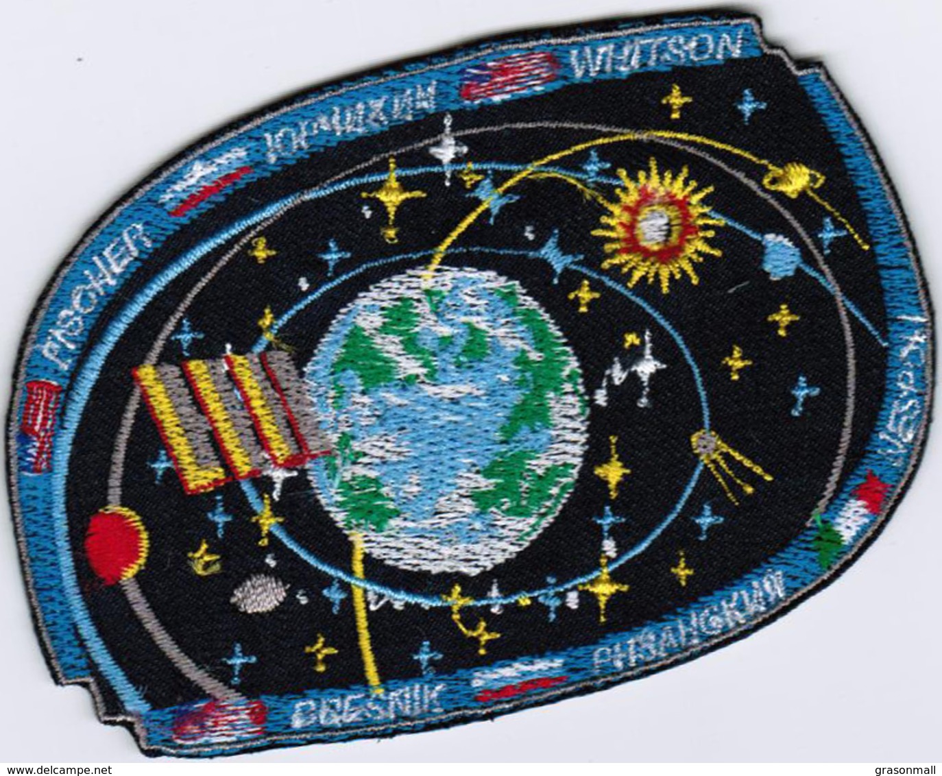 ISS Expedition 52 International Space Station Badge Iron On Embroidered Patch - Patches