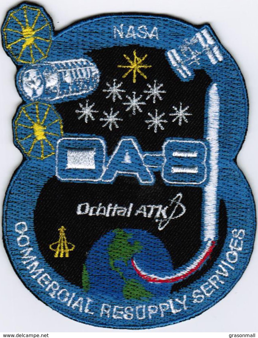 ISS Expedition 53 Cygnus OA-8 ATK International Space Station Iron On Patch - Patches