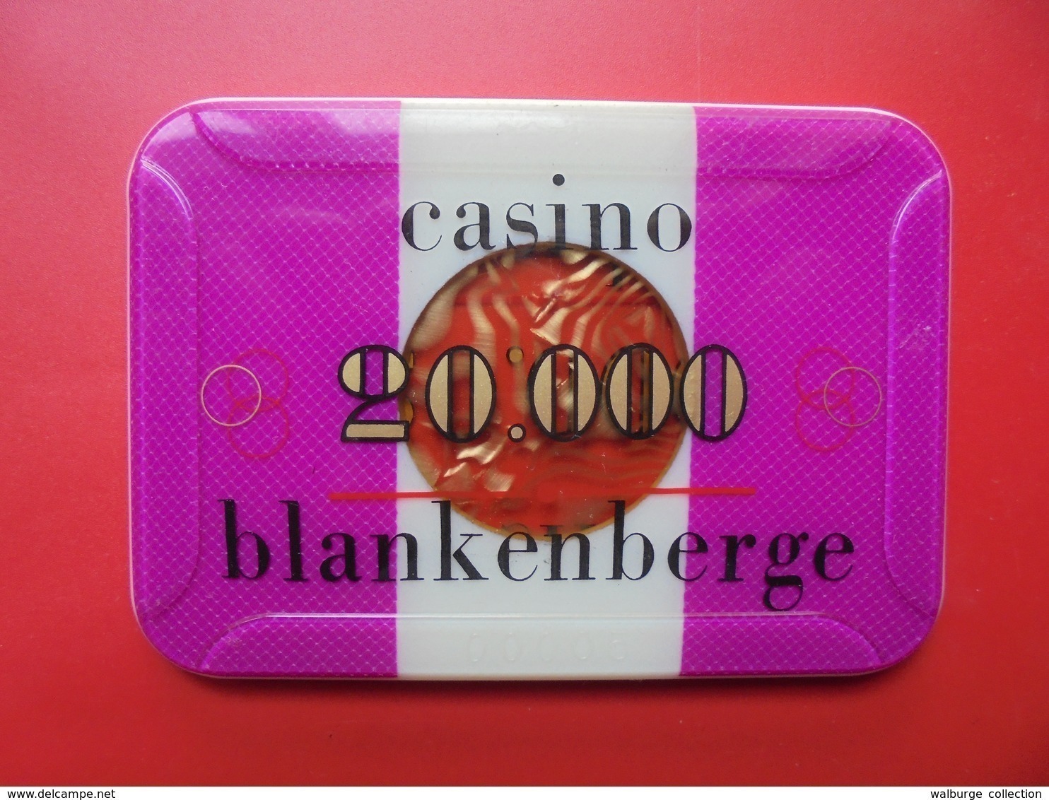 CASINO BLANKENBERGE ANNEES 1990 . 5000+10.000+20.000+50.000 FRANCS - Casino