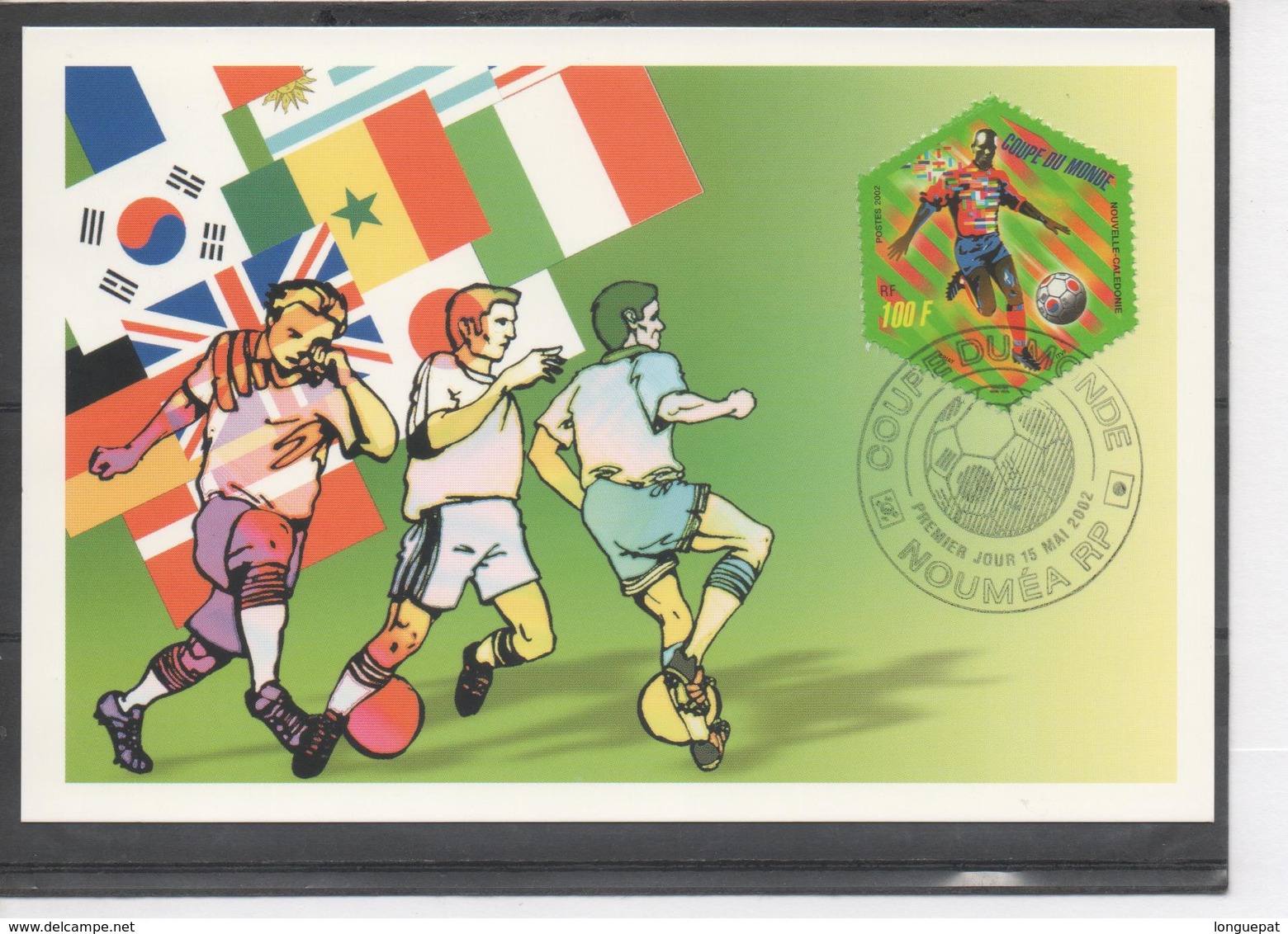 NOUVELLE-CALEDONIE - Football - Coupe Du Monde En Corée/Japon - Joueur Stylisé - - Cartes-maximum