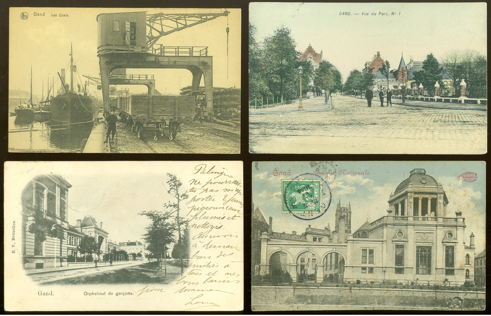 Beau Lot De 60 Cartes Postales De Belgique  Gand      Mooi Lot Van 60 Postkaarten Van België  Gent - 60 Scans - 5 - 99 Cartes