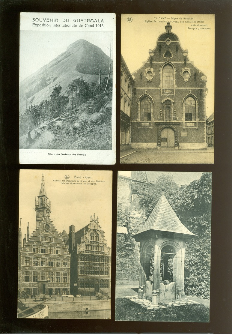 Beau lot de 60 cartes postales de Belgique  Gand      Mooi lot van 60 postkaarten van België  Gent - 60 scans