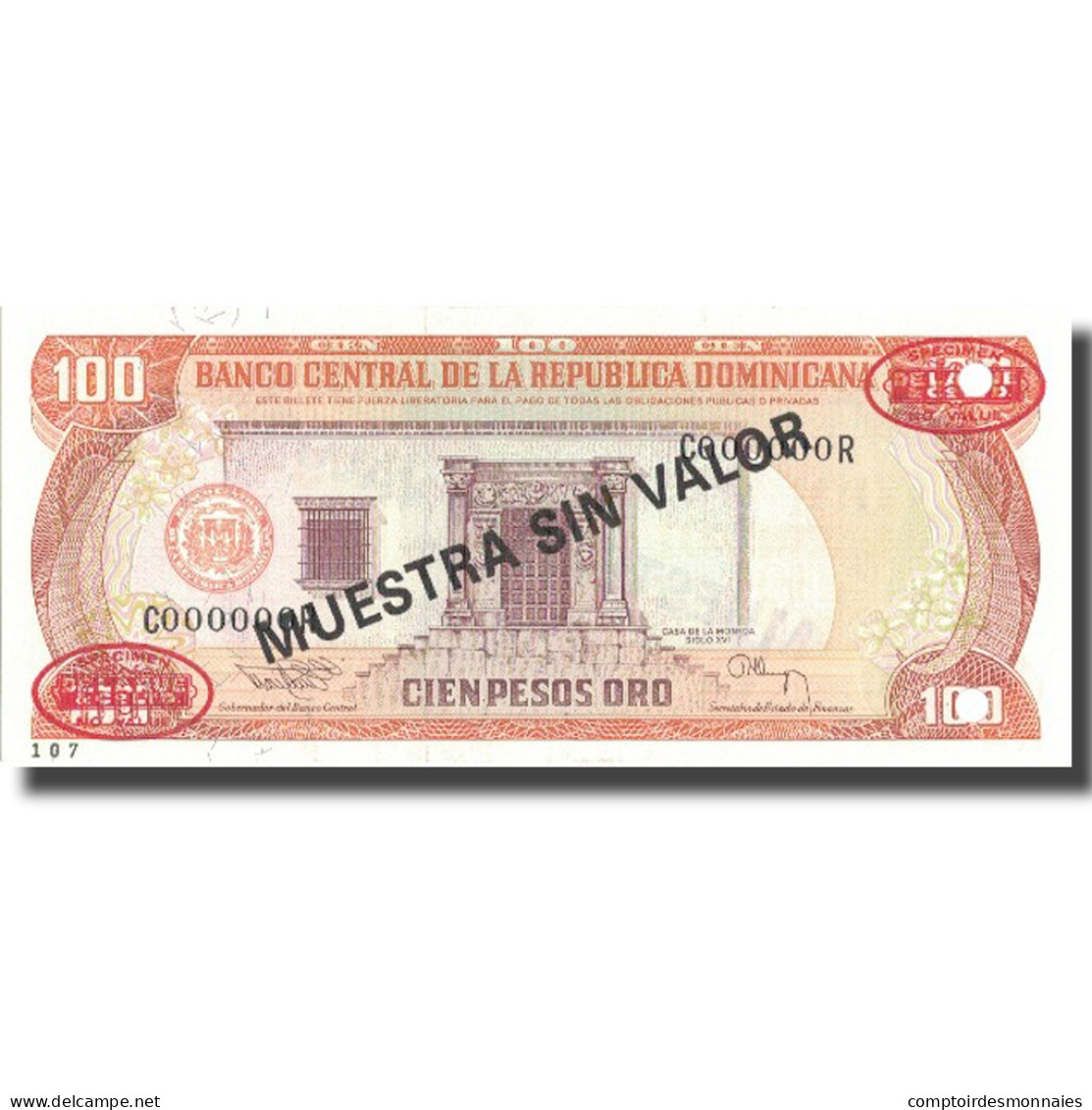 Billet, Dominican Republic, 1000 Pesos Oro, 1994, 1994, Specimen, KM:138s3, NEUF - Dominicaine
