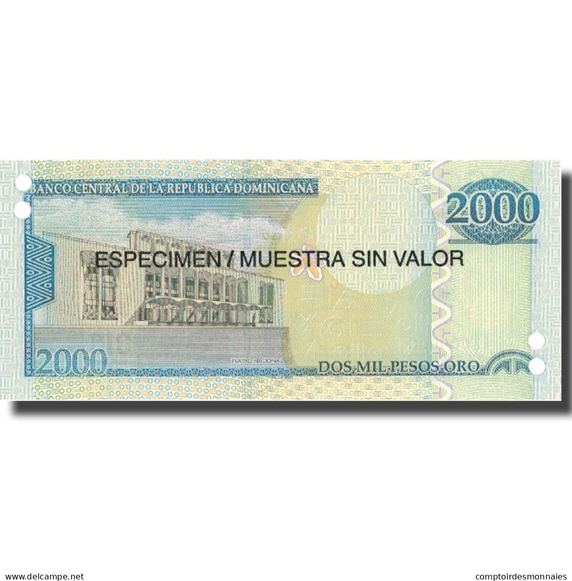 Billet, Dominican Republic, 2000 Pesos Oro, 2006, 2006, Specimen, KM:181s1, NEUF - Dominicaine