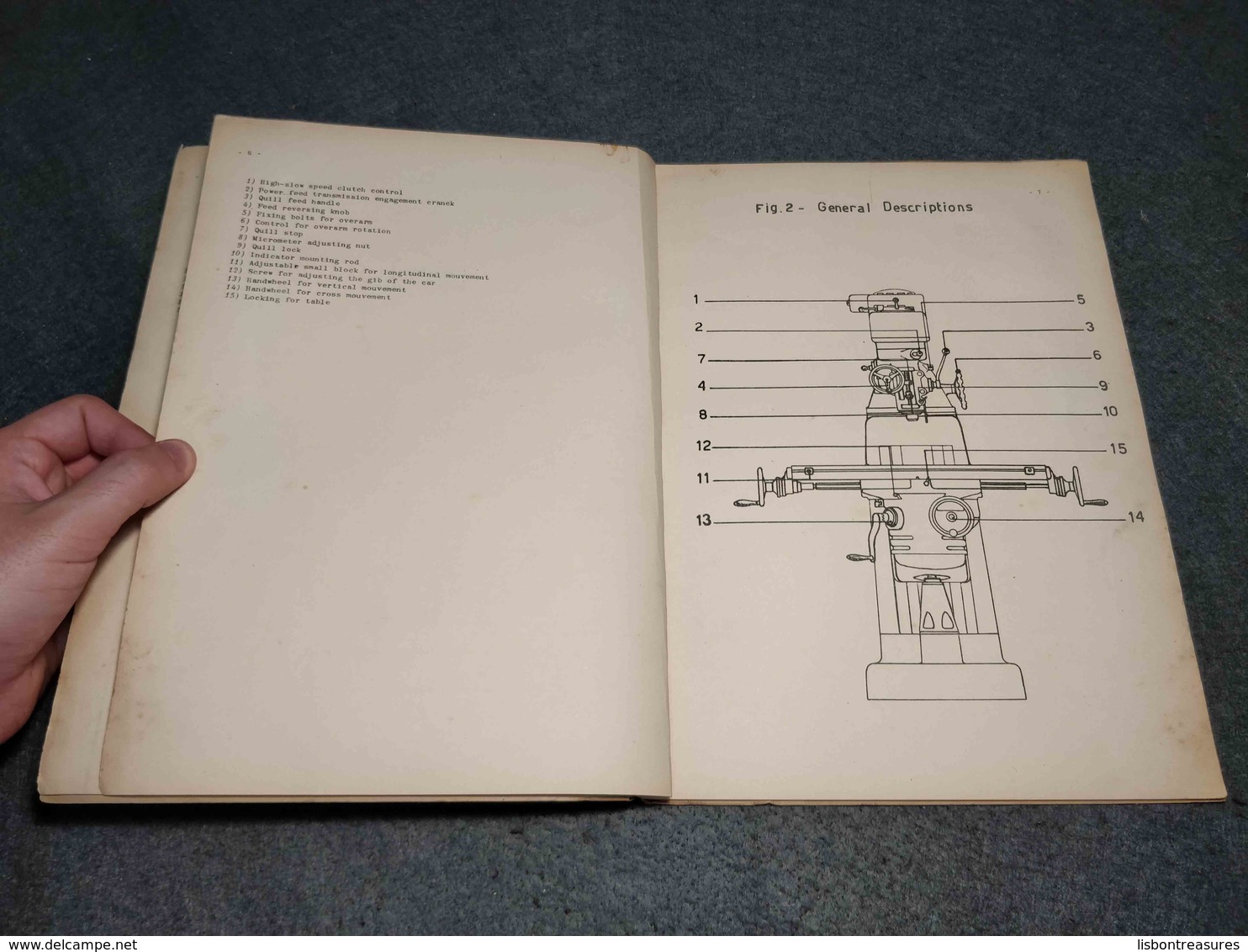 VERY RARE INDUMA VERTICAL TURRET MILLING MACHINE SERVICE MANUAL AND REPAIR PARTS - Matériel Et Accessoires