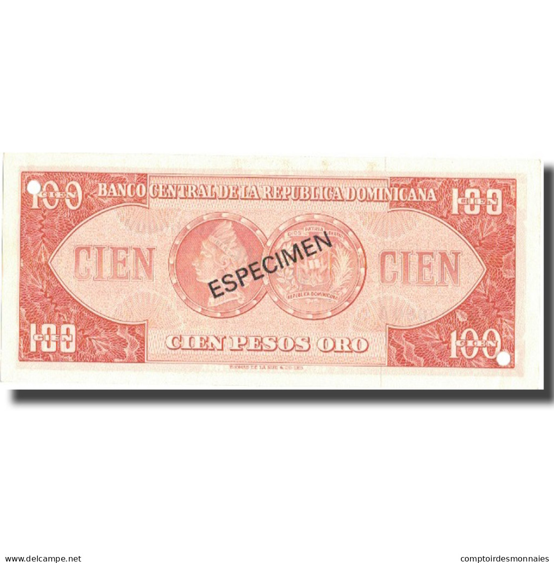 Billet, Dominican Republic, 100 Pesos Oro, 1975-76, 1975-76, KM:113s2, NEUF - Dominicana