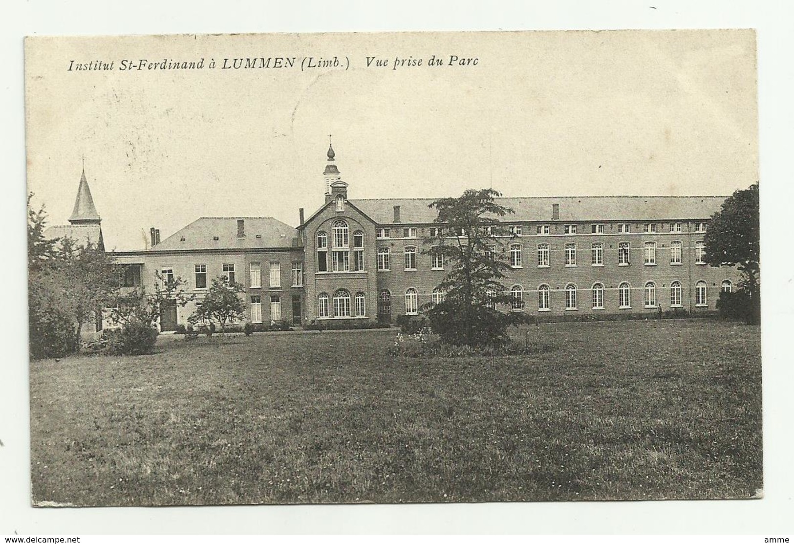 Lummen   *  Institut St.-Ferdinand à Lummen (Limb.) - Vue Prise Du Parc - Lummen