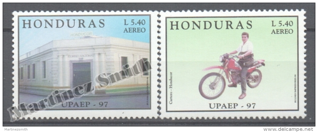 Honduras 1998 Yvert Airmail 959-60, América UPAEP, Postage Transports - MNH - Honduras