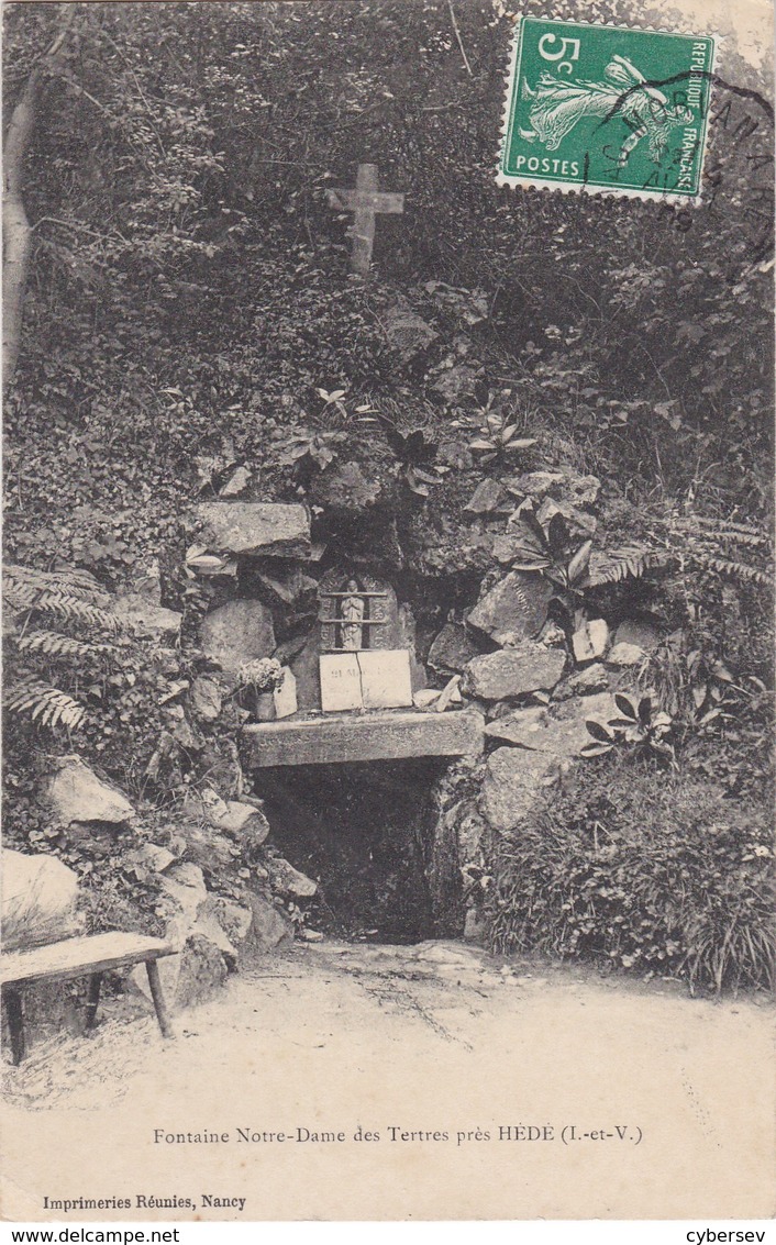 Fontaine Notre-Dame Des Tertres Près HEDE - RARE - Autres & Non Classés