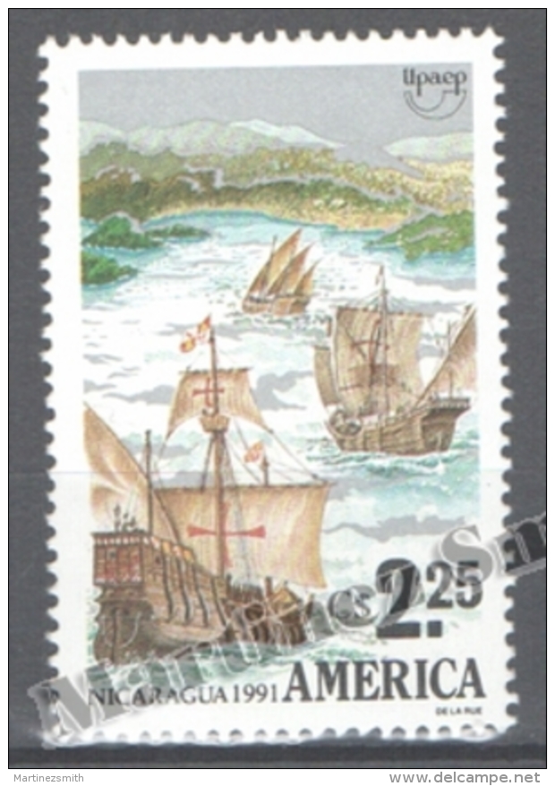 Nicaragua 1991 Yvert 1646, América UPAEP, Discovery Of America - MNH - Nicaragua