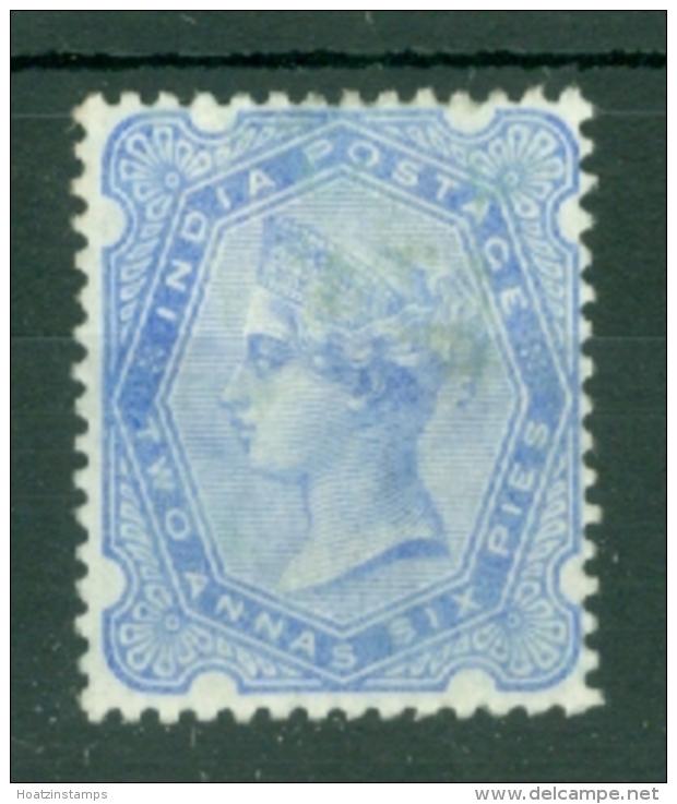 India: 1900/02   QV      SG118    2a 6p   MH - 1882-1901 Empire