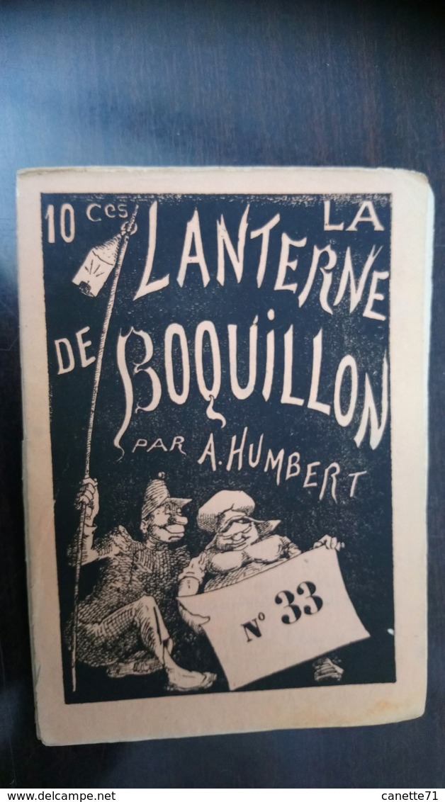 La Lanterne De Boquillon N°33 - 15 Juillet 1870 Albert Humbert - Revues Anciennes - Avant 1900