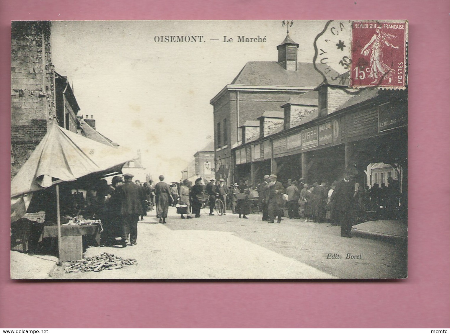 CPA  -  Oisemont  - Le Marché - Oisemont