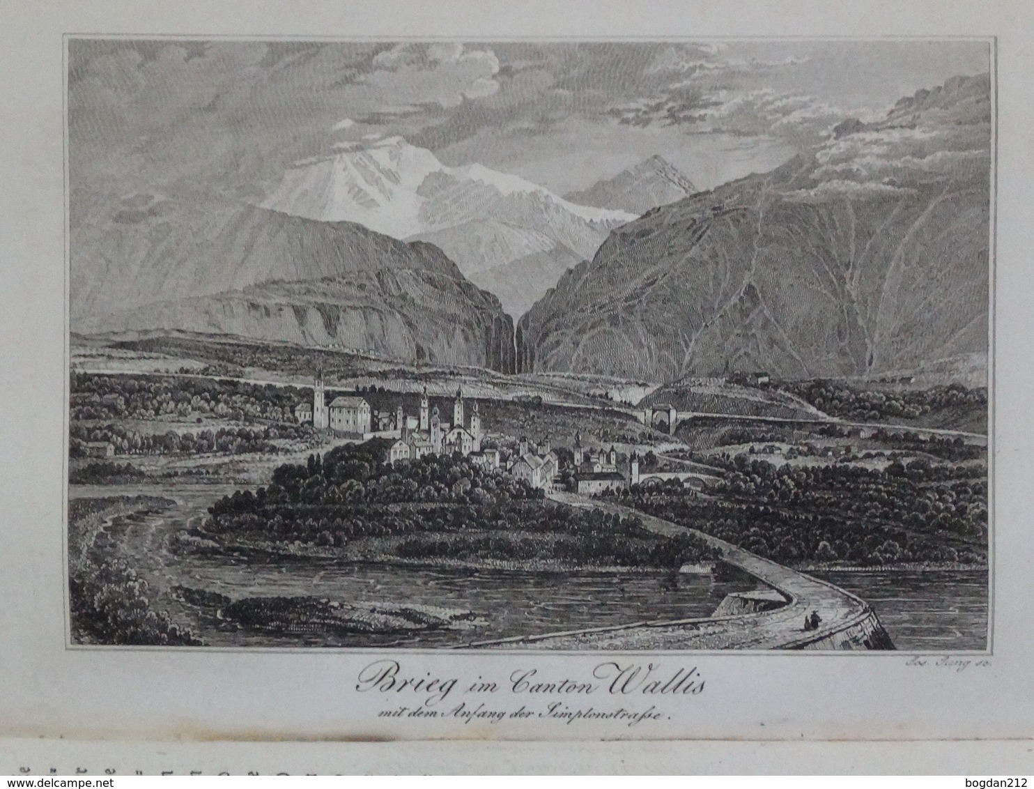 1831 - GEMALDE DER SCHWEIZ, Dr.Neigebaur, 496 Seite mit Alte Stiche (Kupfern).